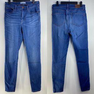Madewell 10" High-Rise Roadtripper Skinny Jeans Size 29 Well Worn